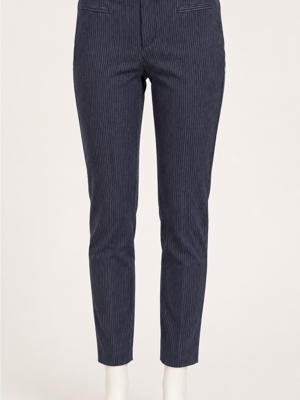 Banana Republic Navy Pinstripe Dress Pants